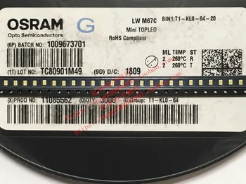 50 шт./OSRAM LWM67C Patch 0805 Керамическая подсветка 6500K Позитивный белый автомобильный инструмент светодиодные лампы бусины