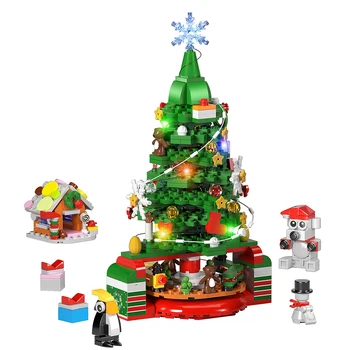 ABS Праздничная елка Набор игрушек для сборки Раскройте творческий потенциал Легкий и портативный Легкий