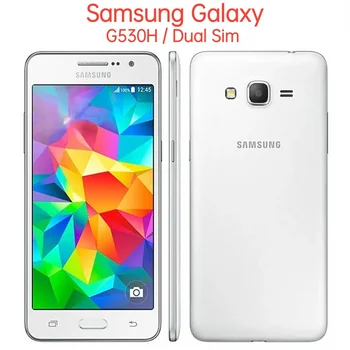 Оригинальный разблокированный Samsung Galaxy Grand Prime G530H G530 Мобильный сотовый телефон 3G Dual Sim 8 ГБ ПЗУ Wi-Fi 8MP Android 4.4 Сотовый телефон
