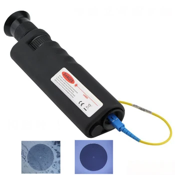Портативный 200x/400x волоконно-оптический инспекционный микроскоп со светодиодной подсветкой Противоскользящая резина